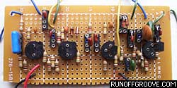 Big Muff Pi perfboard